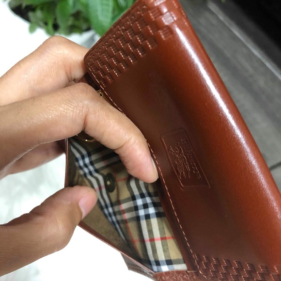 BURBERRY KEY CLES CARD HOLDER VGUC - - Picture 6 of 8